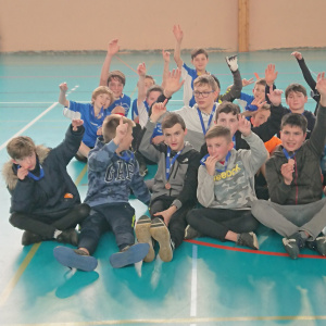 Les benjamins en bronze au futsal - 2019